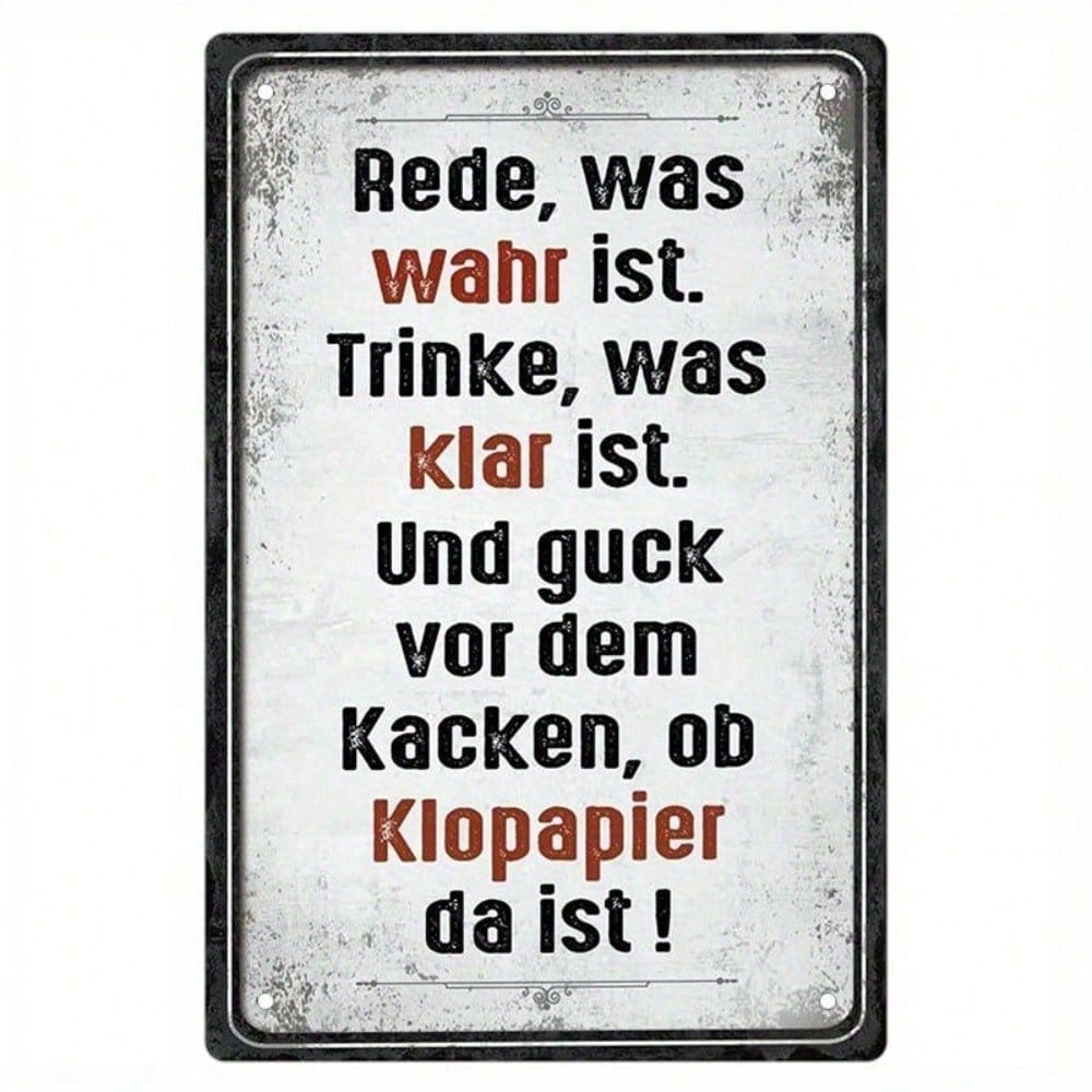 

Retro Metal Tin Sign Wall Decor for Home Bar Garage