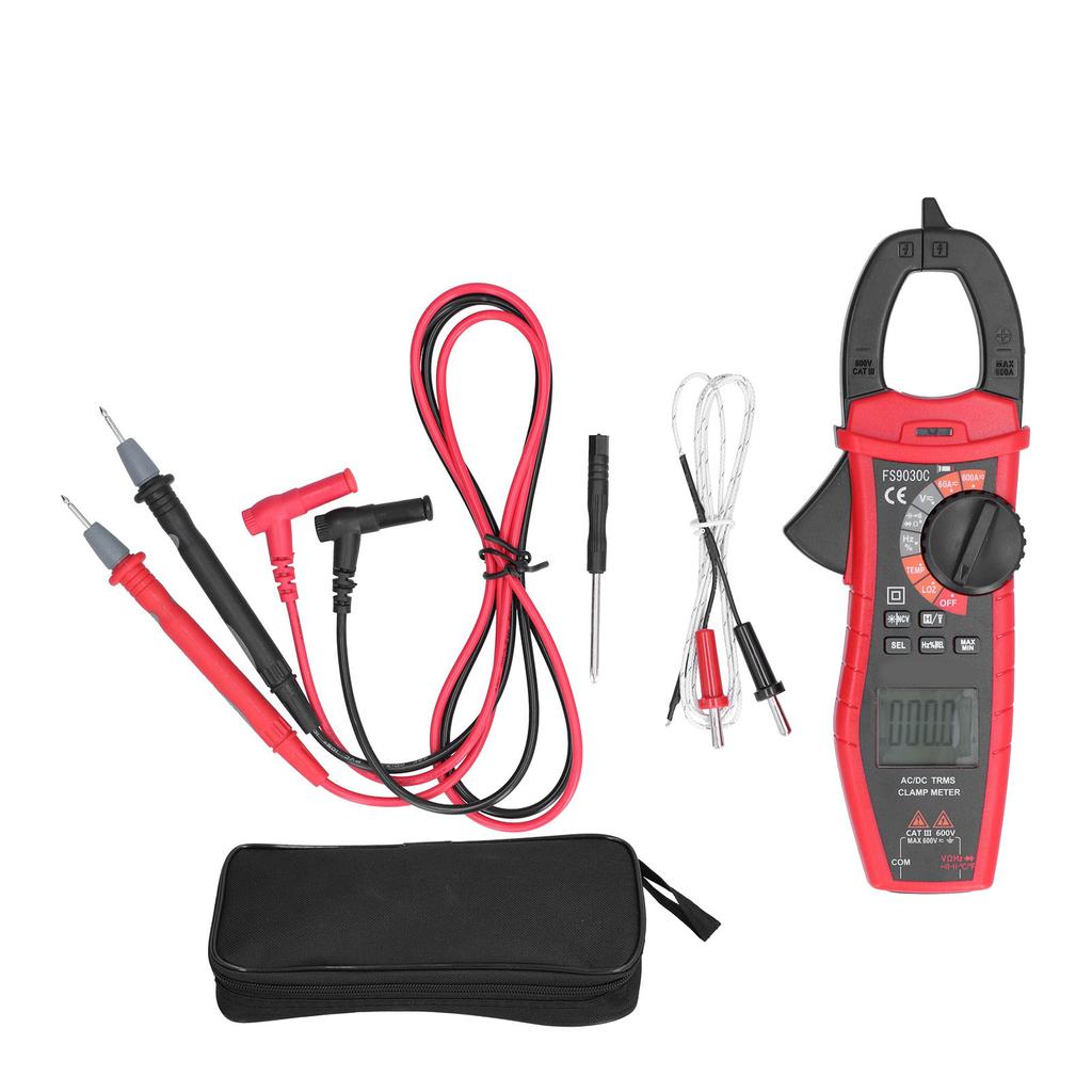 FS9030C Digital Multimeter LED Clamp Meter Intelligent Voltage Current Tester High Accuracy Clamp Ammeter