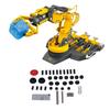 DIY Montage Hydraulischer Roboterarm Bausatz Kinder Hydraulischer Mechanischer Arm Spielzeug Wissenschaftliches Experiment Gelb