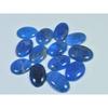 13Pcs Natural Blue Apatite Oval Shape Cabochon Loose Gemstone 212Cts. Lot C-2419