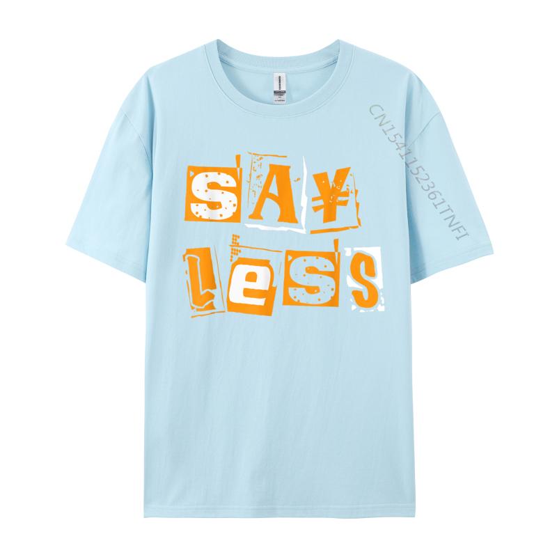 Oranžová Méně Mluvte Oranžová Barva Vtipné Prémiová Bavlna Camisa Top Tričko Harajuku Tričko Pro Muže Dominující