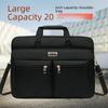 Męska wodoodporna torba kurierska Oxford 20" Oversize - Wytrzymała teczka biznesowa i podróżna