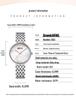 OFNS Women's Ultra-Thin Fashion Quartz Watch: Simple, Trendy, Casual, and Waterproof Design Without Hour Markers