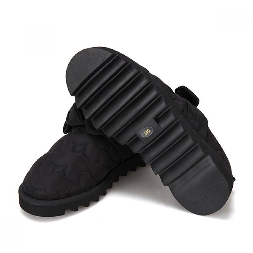 Barbara Fabric Quilted Padding Clog Bbg544bk