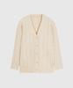 Fake Camper Cable Cardigan [Ivory]