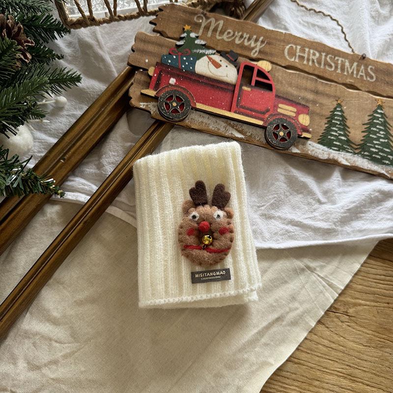 Christmas Red Kids' Knit Scarf & Neck Warmer: Warm & Cute for Boys and Girls