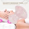 Pink Rose Quartz Massage Stone Mushroom Mushroom Massager Gua Sha Tool  Neck Massage
