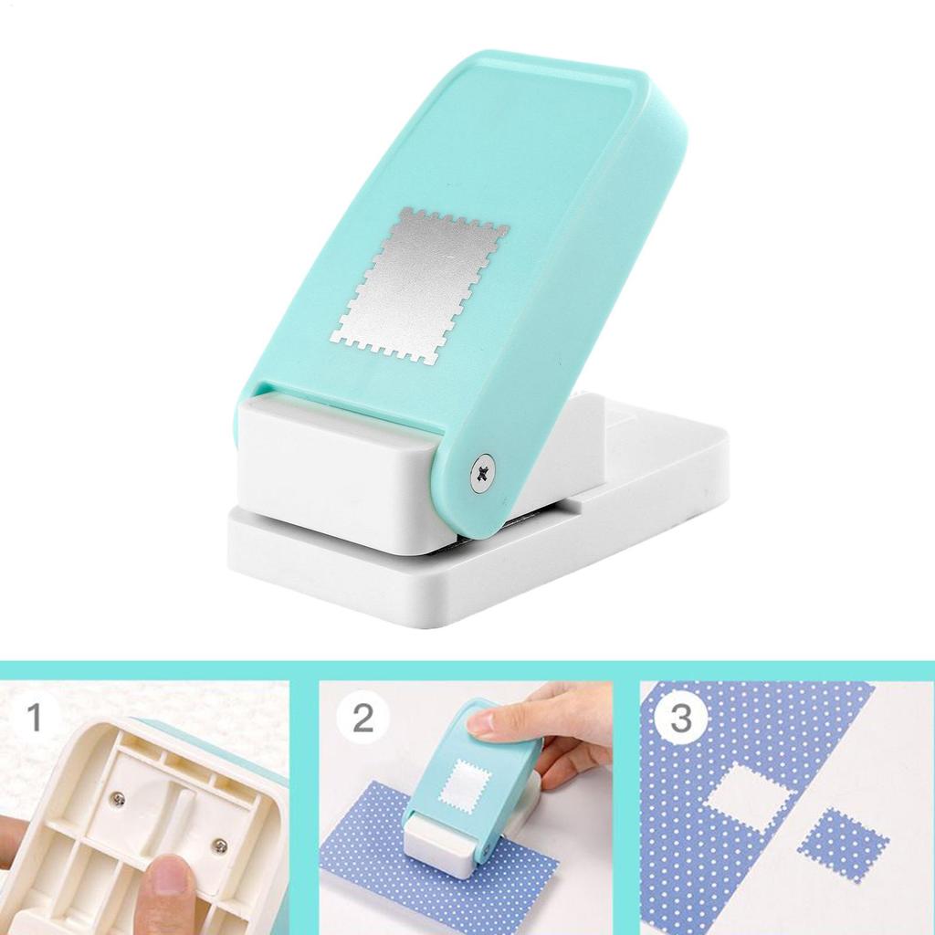 Stamp Puncher Stamp Journal Hole Punch DIY Scrapbook Supplies Stamp Puncher Square Rectangle For Scrapbooking Card Making