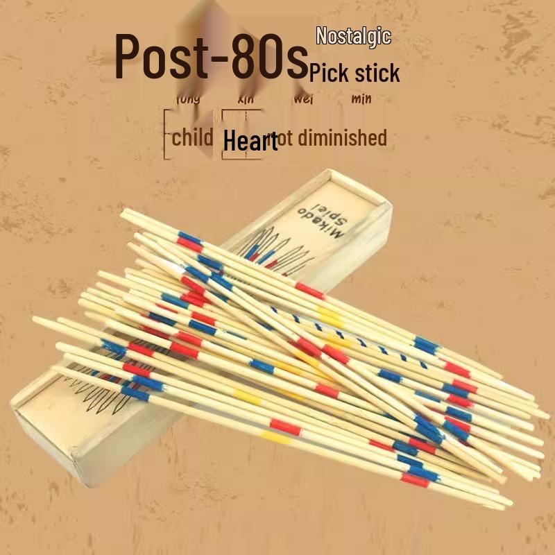 Fun Pick-Up Sticks: Wooden Game for Kids’ Thinking and Family Interaction