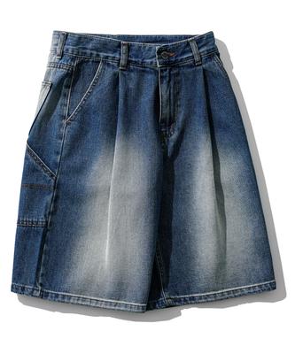 WV PROJECT Van Carpenter Denim Shorts Deep Blue Mjsp7676