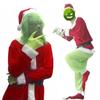 Auffälliges Grinch Cosplay Kostümset für Halloween-Maskeraden