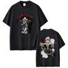 Summer Hot Anime Gachiakuta Rudo Double Sided Print T-Shirt Unisex Unisex Unisexga Harajuku Punk T-Shirt Y2k Breathable Casual T-Shirt