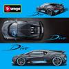 Bburago Bugatti Chiron Divo Diecast Model 1/18