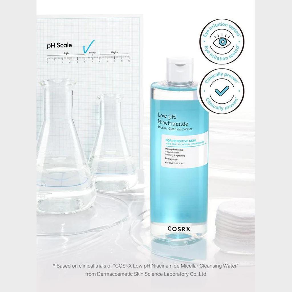 Low pH Niacinamide Micellar Cleansing Water 400ml