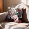 COOL Bakugo AAnime KKatsuki  Pillow Case Pattern Printed Pillowcase For Living Room Sofa Cushion Cover