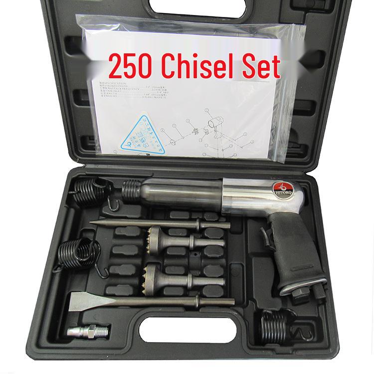 Hailiqi Pneumatic Chisel & Hammer Tool Set - Impact Hammer, Scraper, Pick Options (150, 190, 250)
