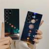 Vesmír Planeta Měsíc Hvězdy Vesmír Průhledný obal Pro Samsung Galaxy S26 S25 S24 S23 Ultra S21 FE S22 Plus S26 Ultra Kryt na telefon