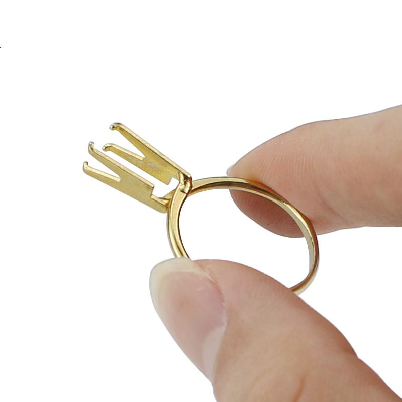 1/4pcs Rings Four-Claw Gemstone Claw Meson Holder Jewelry Tool Equipments Ring Stone Gemstone Holder Display