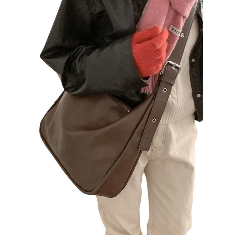 Bolsos de mujer de estilo perezoso, modernos, de gran capacidad, estilo retro, bolsos de un solo hombro.