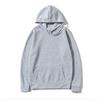 Herbst/Winter Unisex Plus Samt Dick Einfarbig Lockerer Hoodie