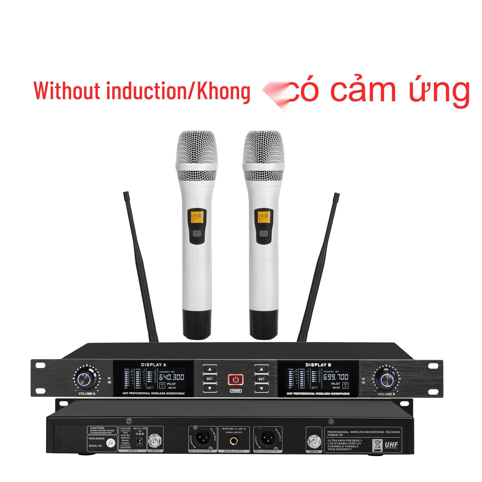 

U Band Infrared Frequency 2-in-1 Wireless Lavalier & Headset Microphone for Conferences UK Power Supply