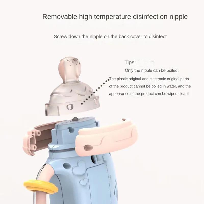 Baby Educational Voice Bottle Electric Toy Newborn Light Music Electric Comfort Bottle Ring Bell English Early Education Bottle