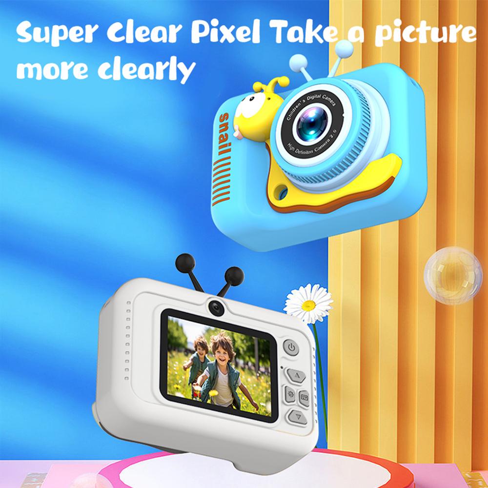 Kinderkamera, Digitalkamera, 20-MP-Kamera, Kinder-Selfie, 4-facher Digitalzoom, 2,0-Zoll-Bildschirm, Doppelobjektiv