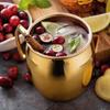 Brass Moscow Mule Mug Stainless Steel Elegant Beer Cup With Colorchanging Finish For Bar Use