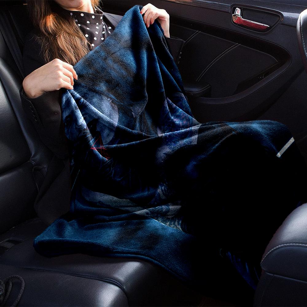 Dark Metal Performance Blanket Soft Throw Blanket For Home Bedroom Bed Sofa Travel Office Solid Christmas Blanket