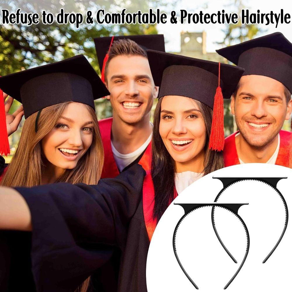 

DIY Fixed Hair Hoop Graduation Cap Headband Hair Tool Bachelor s Hat Hair Hoop