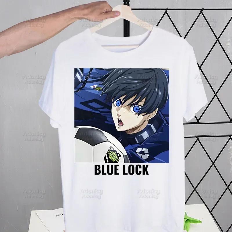 BLUE LOCK Isagi Yoichi T-Shirt Herren Tops T-Shirts Harajuku Seishiro Nagi Meguru Bachira T-Shirt Streetwear Hip Hop Herren T-Shirts