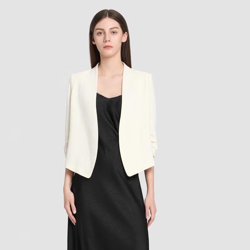 

ELLASSAY Elegant Collarless Oversized Blazer M