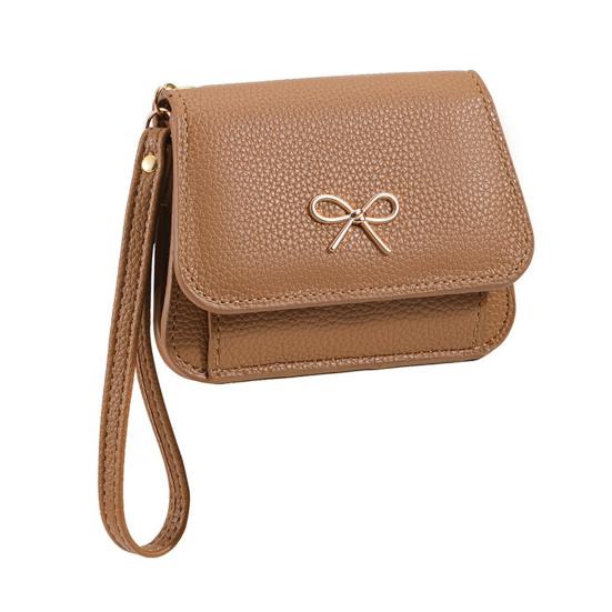 Damen Clutch Geldbörse Mini Geldbörse mit Reißverschluss Münzfach Ausweisfenster Schlanker Kreditkartenhalter Geldbörse für Damen Mädchen