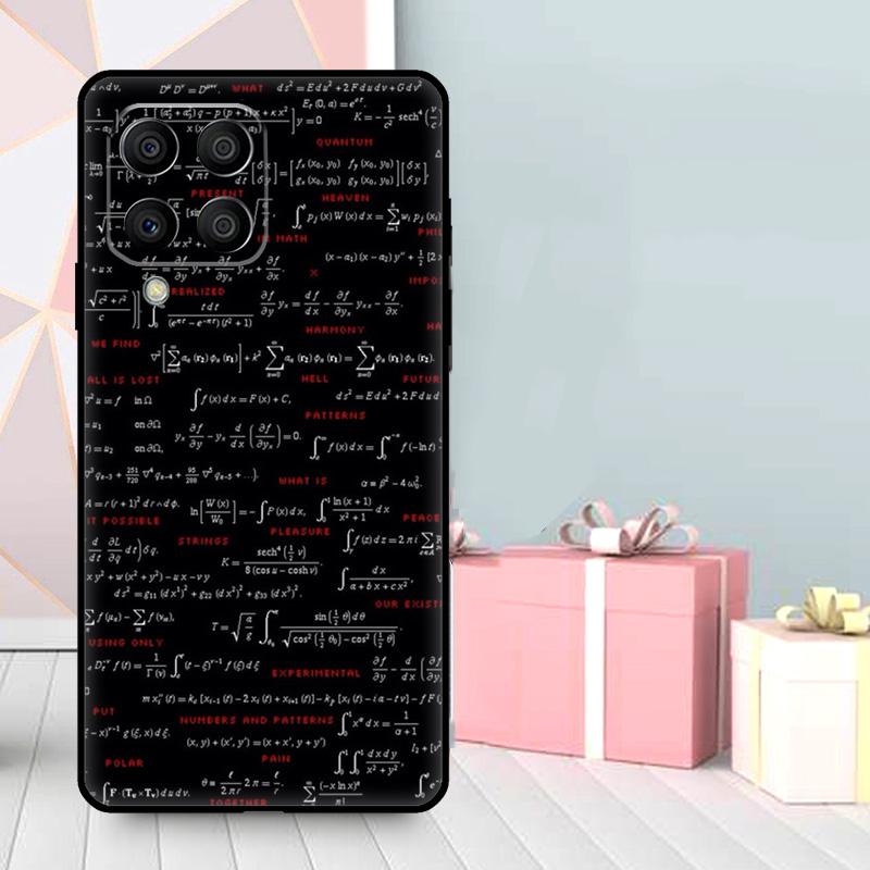 E=mc2 Mathematical Physical Formula Case For Samsung Galaxy M56 M52 M32 M53 M16 M11 M21 M31 M35 M12 M13 M14 M15 M36 M55 M34 M54