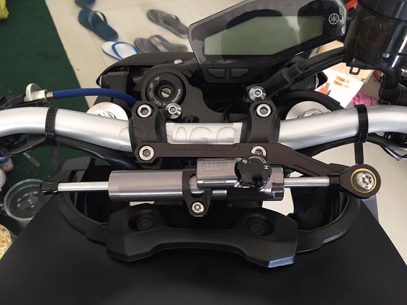 Universal Titanium Motorcycle Handlebar Damper: Anti-Wobble Stabilizer & Shock Absorber