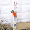 Rabbit Statue Bunny Craft Ornament Figurines Animal Sculpture for Easter Gift Wedding Book