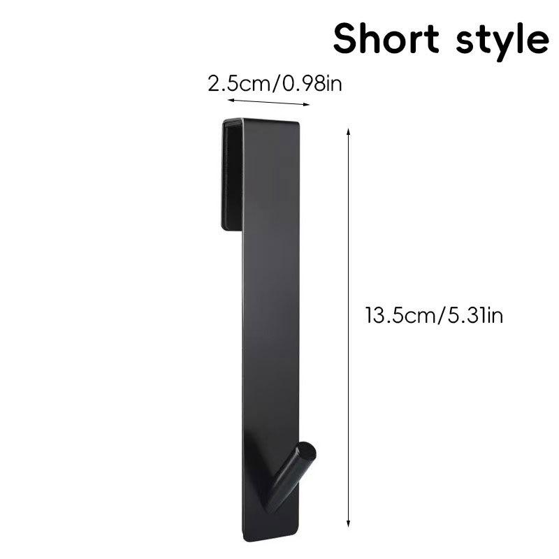 

1/6pcs Stainless Steel Over Glass Door Shower Door Back Shower Towel Rack S-Shape Bathroom Bathrobe Hanger Holder Hooks