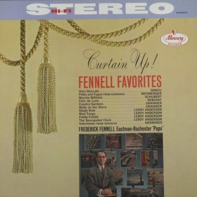 LP Record FREDERICK FENNELL , EASTMAN-ROCHEST - Curtain Up! Fennell Favorites SR90294 Mercury 1962 US Classical Used