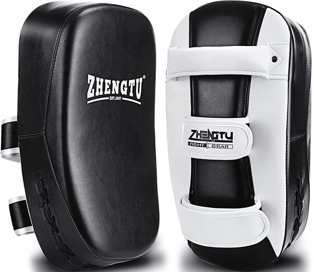 ZHENGTU Sparkskydd, Slagskydd, Boxningshandskar, Lätta, för kampsport, Karate, Träning, Övning, Boxningsträning... (Svartvitt)