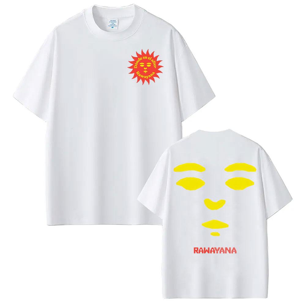 Band Rawayana Donde Es El After Album Print T Shirt Unisexs Clothing Fashion Punk Hip Hop Tshirts Casual Cotton Oversized Tshirt