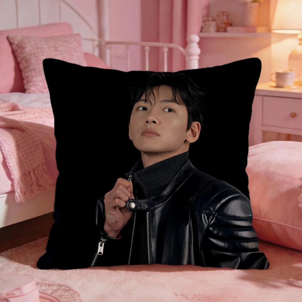 Ji Chang WWook Kpop Cushion Cover Premium Comfort Reversible Pillow Cove Two In One Design For Any Room  Car Interior