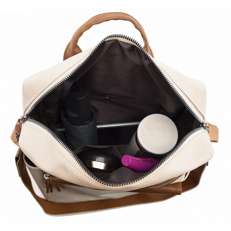Korean New Fashion Women's Casual Backpack Lightweight Water-resistant Large Capacity Storage Travel Bag