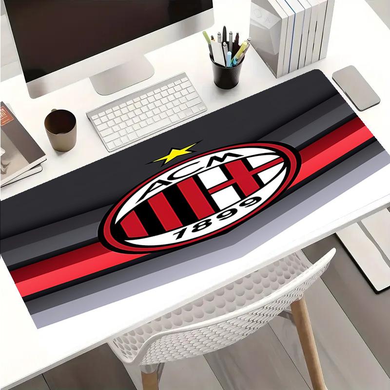 Associazione Calcio Milan Mauspade - Rutschfeste Gummibasis, Glatte Oberfläche für Arbeit, Gaming, Büro und Heimgebrauch, Schreibtisch-Mauspad