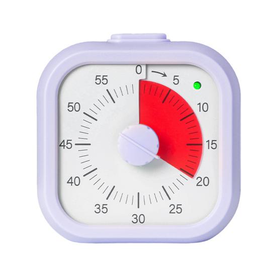 Visual Timer for Kids 60 Minute Rainbow Countdown with Silent Pause Function