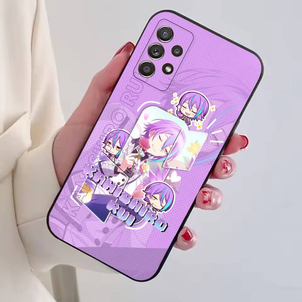 Rui Kamishiro Game Project Sekai Phone Case For Samsung S25,S24,S21,S22,S23,S30,Ultra,S20,Plus,Fe,Lite,Note,10,Black Cover