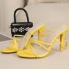 Fashion Fashion Ankle Strap Cross Strap Casual Simple Women's Shoes 2025 Summer Sexy Open Toe Women's High Heel Sandals Women Shoes