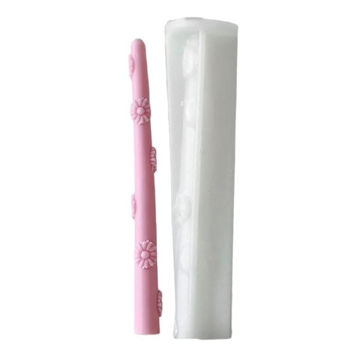 Прочная силиконовая форма для свечей, термостойкая силиконовая форма для свечей длинной формы