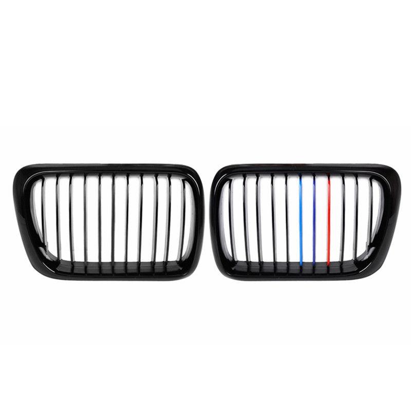 Car Front Bumper Kidney Grille Grill Fit For BMW E36 M3 318I 323I 328I 3 Series 1997 1998 1999 ABS Modified Part