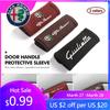 Für Alfa Romeo Weiches Wildleder Auto Türgriffabdeckung Dach Armlehne Handschuhfach Schutz Zubehör Für Alfa Romeo 159 Giulietta 156 147 G