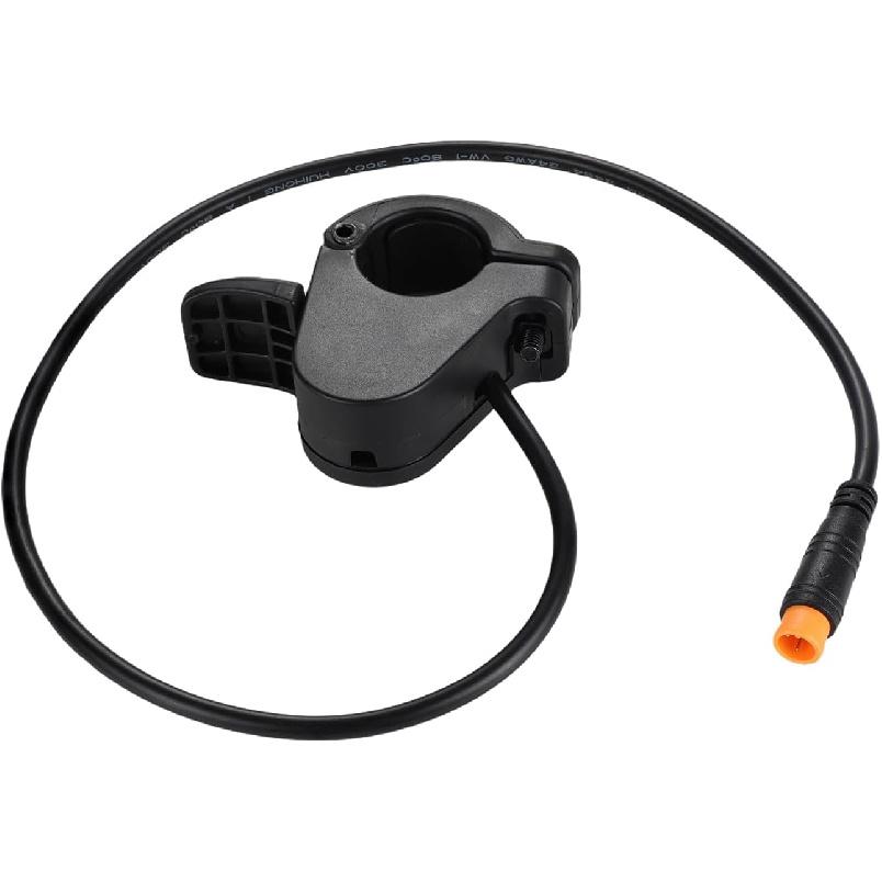 Ebike 300X Thumb Throttle 3 Pin for Electric E Bike 24v 36v 48v 60v 72v - Universal 7/8 22mm Fit|Left and Right|Waterproof M8 Plug|Quick